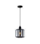 Single pendant lamps - ITALUX Maluna Pendant 1xE27 40W Smoky Black PND-74920-1-BK-SG - product 1