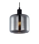 Single pendant lamps - ITALUX Maluna Pendant 1xE27 40W Smoky Black PND-74920-1-BK-SG - product 2