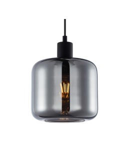 ITALUX Maluna Wisząca 1xE27 40W Czarny, dymiony PND-74920-1-BK-SG - produkt 2