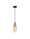 ITALUX Narisa Pendant 1xE27 40W Gold, Amber PND-74839-1-GD-AMB