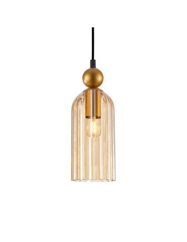 ITALUX Narisa Pendant 1xE27 40W Gold, Amber PND-74839-1-GD-AMB - product 2