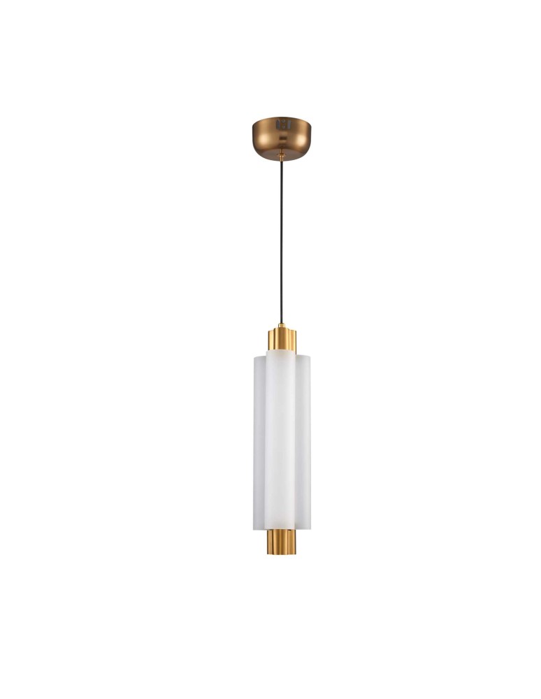 Designer pendant lamps - Step Into Design OSMO-1 LED pendant lamp gold 38 cm ST-15038P-1 - product kolory-swiatla.pl 1