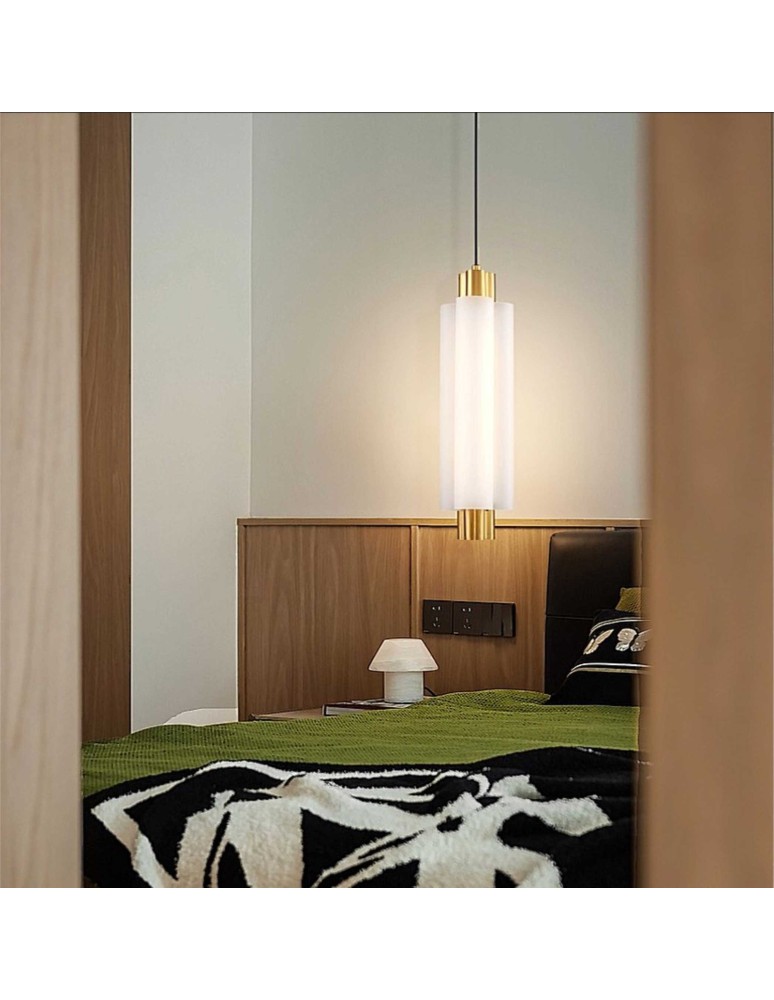 Designer pendant lamps - Step Into Design OSMO-2 LED pendant lamp gold 73 cm ST-15038P-2 - product kolory-swiatla.pl 6