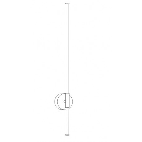 Step Into Design Lampa ścienna FELIX LED złota 100 cm ST-DL8547 gold