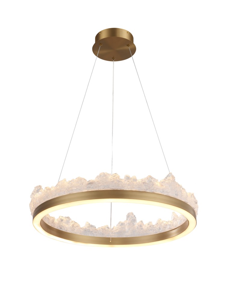 Glamour pendant lamps - Step Into Design MONTANA LED pendant lamp gold 60 cm ST-6490P/1 - product kolory-swiatla.pl 2