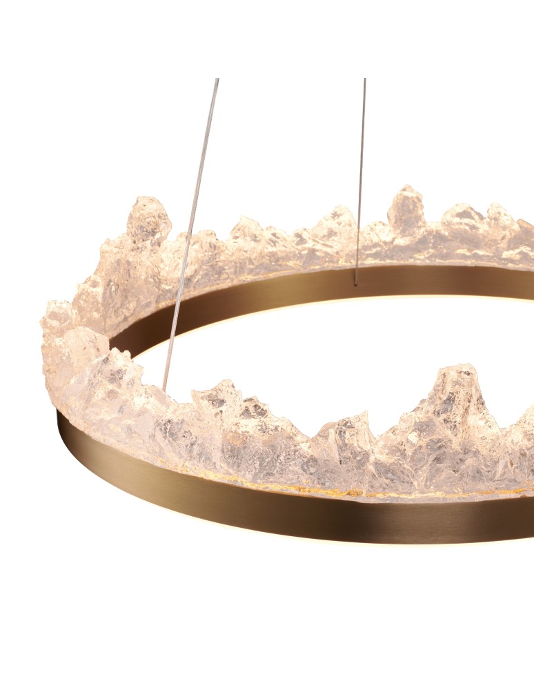 Glamour pendant lamps - Step Into Design MONTANA LED pendant lamp gold 60 cm ST-6490P/1 - product kolory-swiatla.pl 5