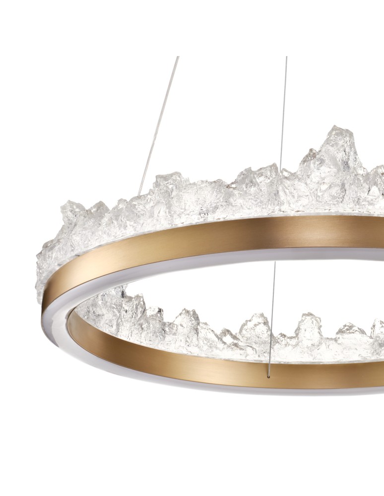 Glamour pendant lamps - Step Into Design MONTANA LED pendant lamp gold 60 cm ST-6490P/1 - product kolory-swiatla.pl 6