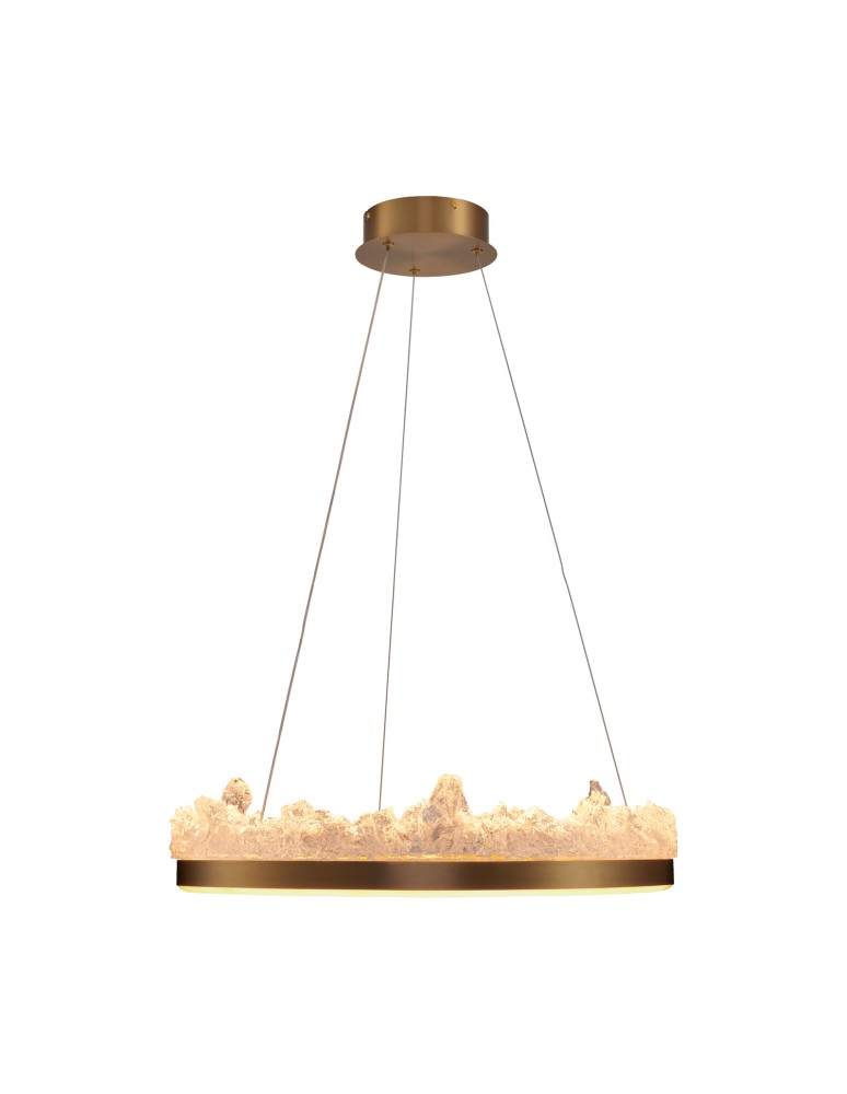Glamour pendant lamps - Step Into Design MONTANA LED pendant lamp gold 60 cm ST-6490P/1 - product kolory-swiatla.pl 8