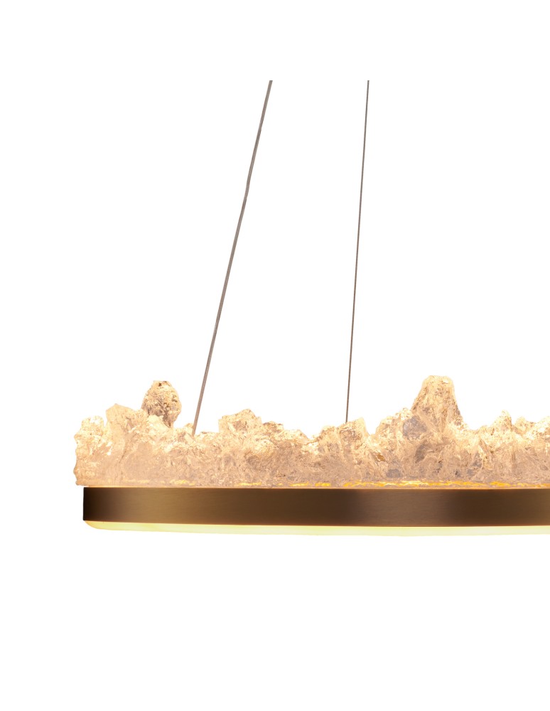 Glamour pendant lamps - Step Into Design MONTANA LED pendant lamp gold 60 cm ST-6490P/1 - product kolory-swiatla.pl 9