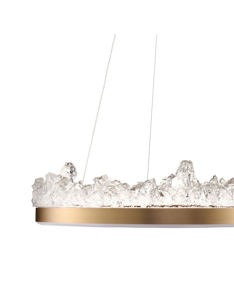 Glamour pendant lamps - Step Into Design MONTANA LED pendant lamp gold 60 cm ST-6490P/1 - product kolory-swiatla.pl 10