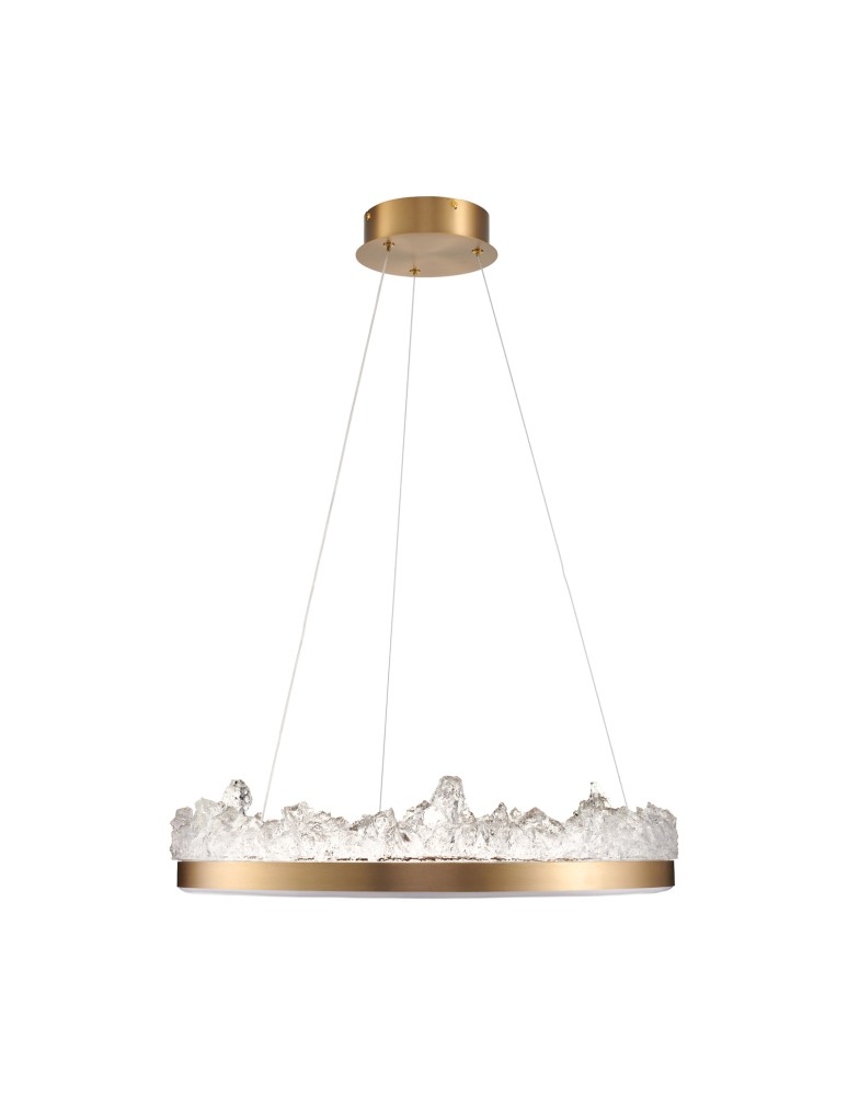 Glamour pendant lamps - Step Into Design MONTANA LED pendant lamp gold 60 cm ST-6490P/1 - product kolory-swiatla.pl 12