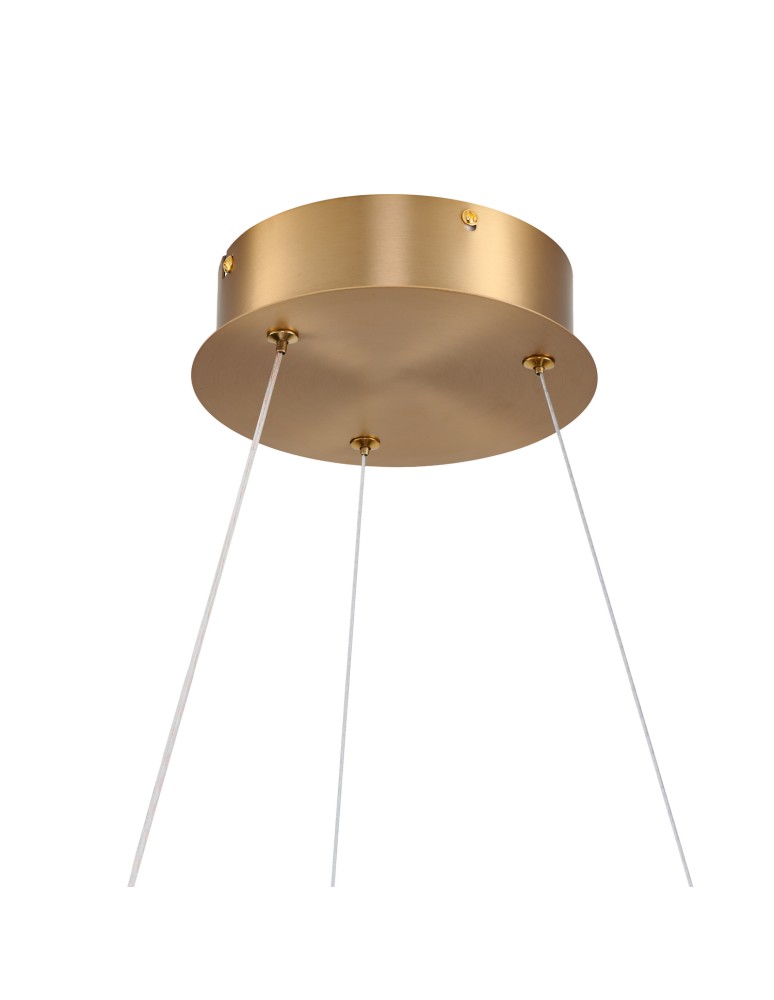 Glamour pendant lamps - Step Into Design MONTANA LED pendant lamp gold 60 cm ST-6490P/1 - product kolory-swiatla.pl 13