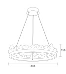 Glamour pendant lamps - Step Into Design MONTANA LED pendant lamp gold 60 cm ST-6490P/1 - product 18