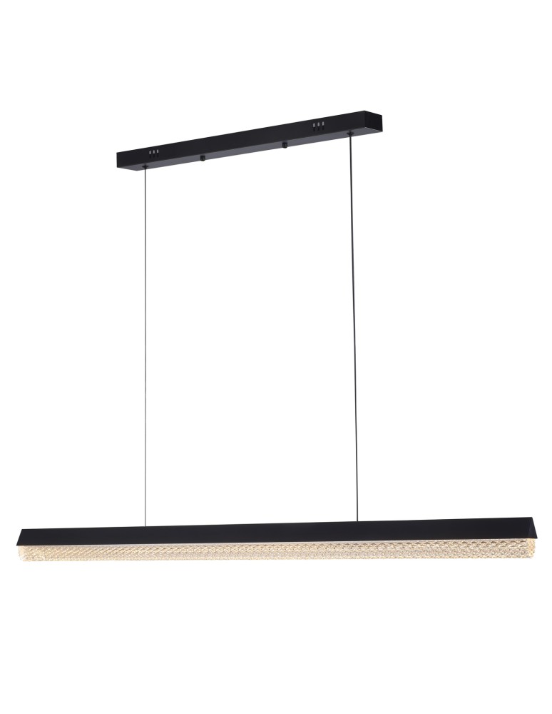 Pendant lamps over the island - Step Into Design ANABELLA LED pendant lamp black 120 cm ST-8501 black - product kolory-swiatla.pl 1
