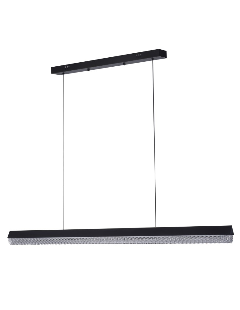 Pendant lamps over the island - Step Into Design ANABELLA LED pendant lamp black 120 cm ST-8501 black - product kolory-swiatla.pl 2