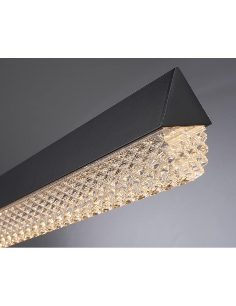 Pendant lamps over the island - Step Into Design ANABELLA LED pendant lamp black 120 cm ST-8501 black - product kolory-swiatla.pl 3