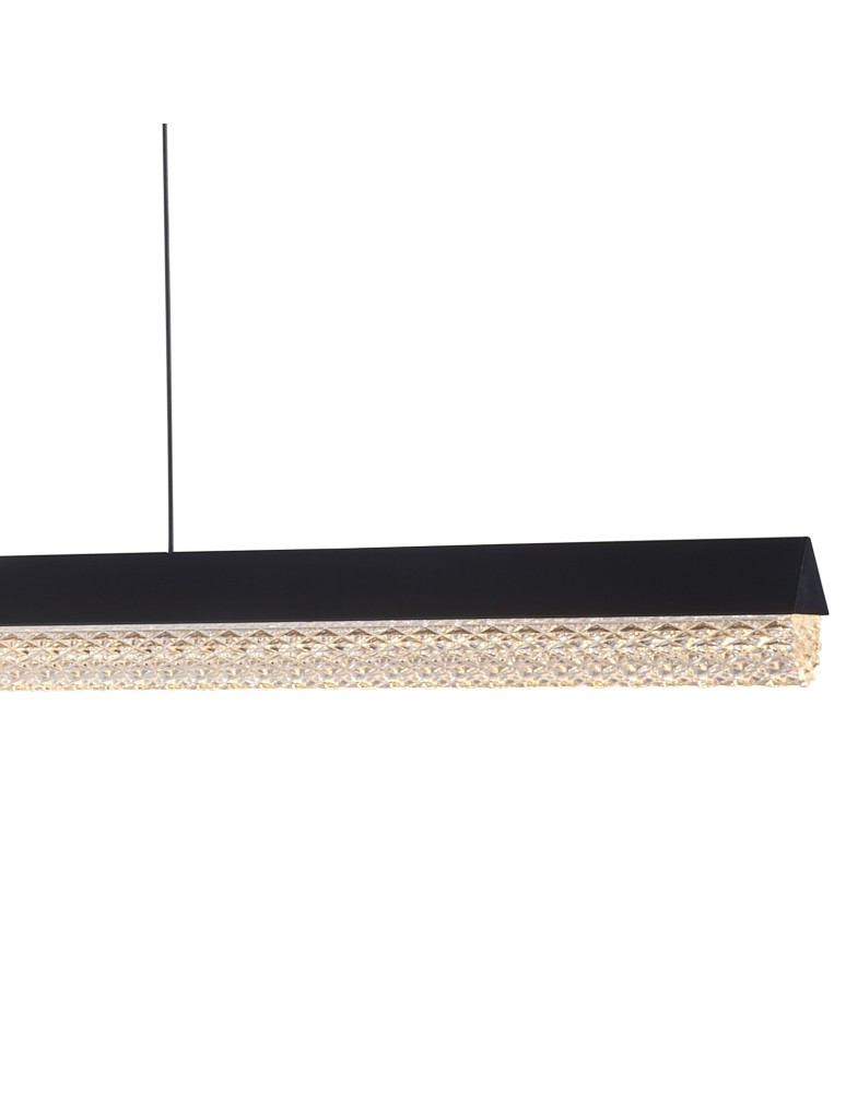 Pendant lamps over the island - Step Into Design ANABELLA LED pendant lamp black 120 cm ST-8501 black - product kolory-swiatla.pl 5
