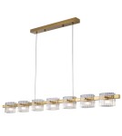 Pendant lamps over the island - Step Into Design BACCIO LED pendant lamp gold 120 cm ST-DL8520 - product 1