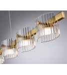 Pendant lamps over the island - Step Into Design BACCIO LED pendant lamp gold 120 cm ST-DL8520 - product 3