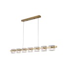 Pendant lamps over the island - Step Into Design BACCIO LED pendant lamp gold 120 cm ST-DL8520 - product 4