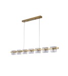 Pendant lamps over the island - Step Into Design BACCIO LED pendant lamp gold 120 cm ST-DL8520 - product 5
