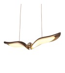 Designer pendant lamps - Step Into Design GUFO 1 LED pendant lamp rose gold 36 cm ST-DL8504 - product 2