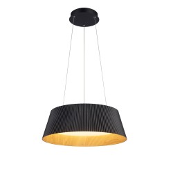  Step Into Design Lampa wisząca FRILL LED czarna 45 cm ST-DL6487-BK