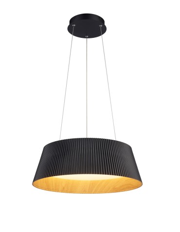 Step Into Design FRILL LED pendant lamp black 45 cm ST-DL6487-BK