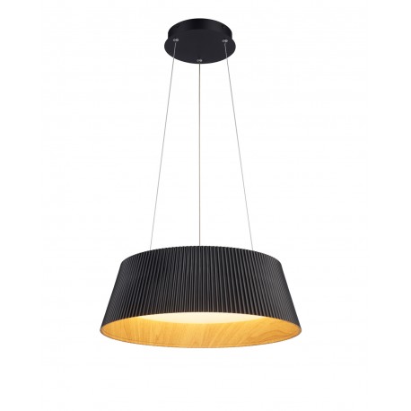  Step Into Design Lampa wisząca FRILL LED czarna 45 cm ST-DL6487-BK
