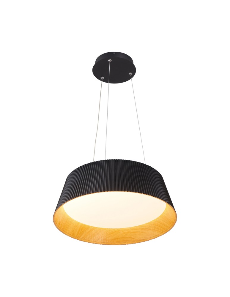 Modern pendant lamps - Step Into Design FRILL LED pendant lamp black 45 cm ST-DL6487-BK - product kolory-swiatla.pl 2