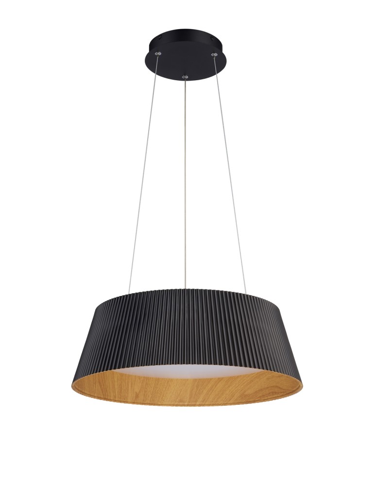 Modern pendant lamps - Step Into Design FRILL LED pendant lamp black 45 cm ST-DL6487-BK - product kolory-swiatla.pl 3