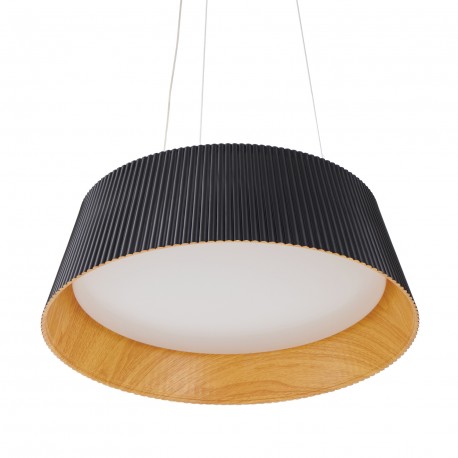  Step Into Design Lampa wisząca FRILL LED czarna 45 cm ST-DL6487-BK