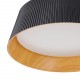  Step Into Design Lampa wisząca FRILL LED czarna 45 cm ST-DL6487-BK