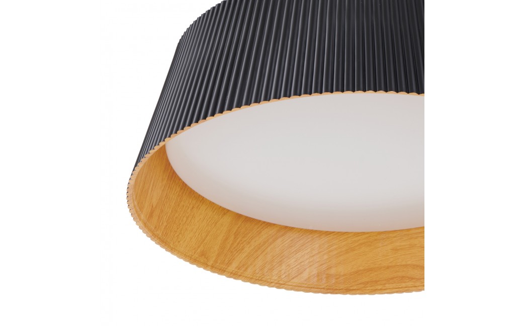  Step Into Design Lampa wisząca FRILL LED czarna 45 cm ST-DL6487-BK