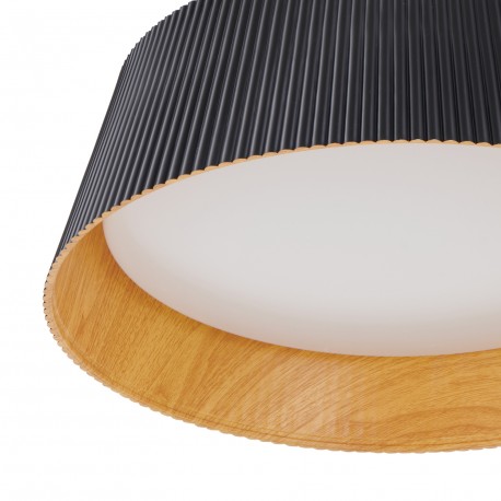  Step Into Design Lampa wisząca FRILL LED czarna 45 cm ST-DL6487-BK