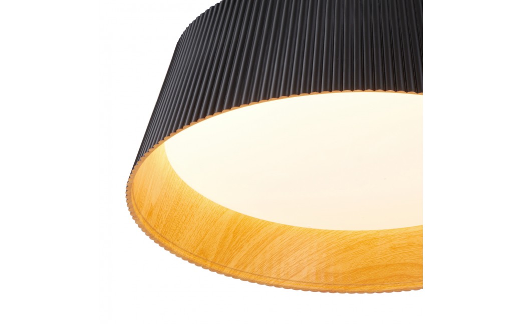  Step Into Design Lampa wisząca FRILL LED czarna 45 cm ST-DL6487-BK