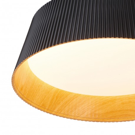  Step Into Design Lampa wisząca FRILL LED czarna 45 cm ST-DL6487-BK