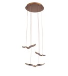 Designer pendant lamps - Step Into Design GUFO 3 LED pendant lamp rose gold 36 cm ST-DL8506 - product 4