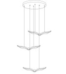 Designer pendant lamps - Step Into Design GUFO 3 LED pendant lamp rose gold 36 cm ST-DL8506 - product 5