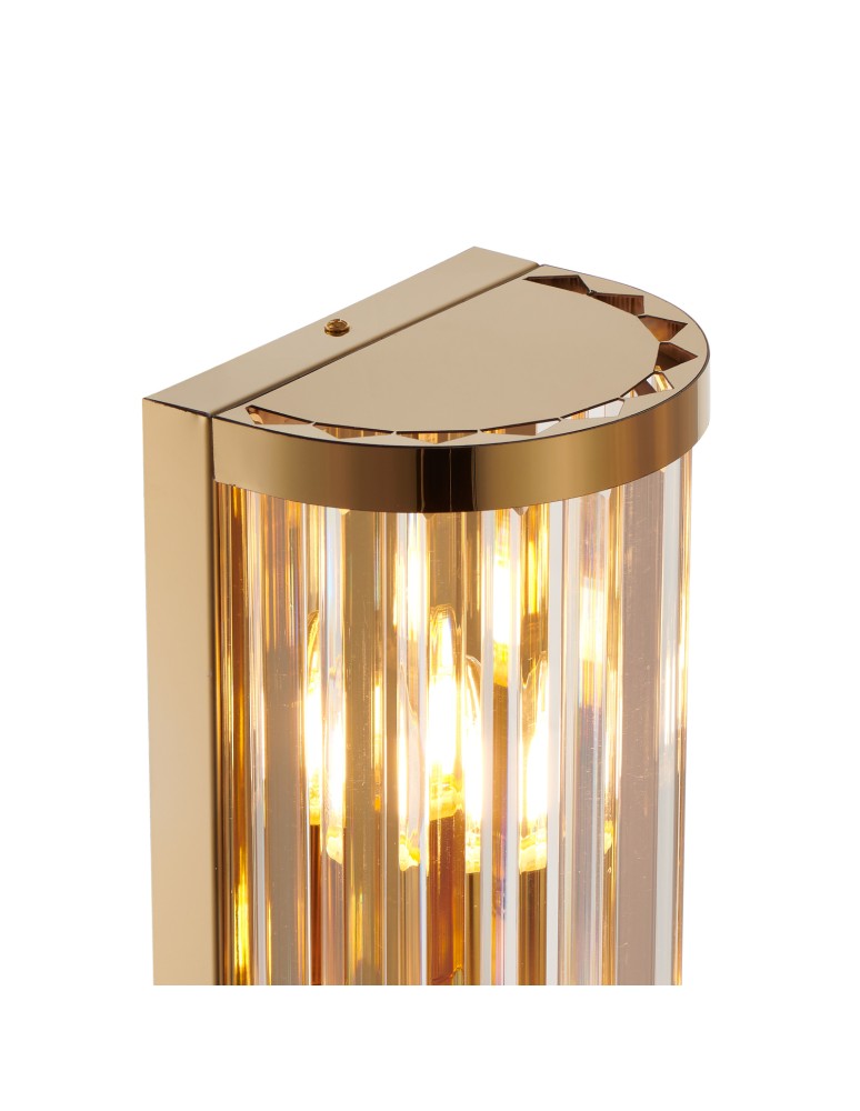 Glamour wall lamps - Step Into Design EXELLENT gold crystal wall lamp 45 cm ST-88022W. - product kolory-swiatla.pl 5