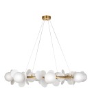 Designer pendant lamps - Step Into Design CHIC pendant lamp gold white 105 cm ST-DL-2969 - product 2