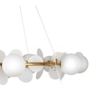 Designer pendant lamps - Step Into Design CHIC pendant lamp gold white 105 cm ST-DL-2969 - product 6