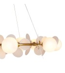 Designer pendant lamps - Step Into Design CHIC pendant lamp gold white 105 cm ST-DL-2969 - product 10