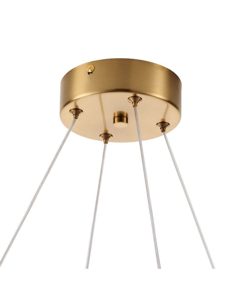 Designer pendant lamps - Step Into Design CHIC pendant lamp gold white 105 cm ST-DL-2969 - product kolory-swiatla.pl 12