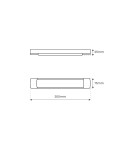 Lighting beams - Eko-Light LED Batten strip 9W 30cm 4000K EK9837 - product 8