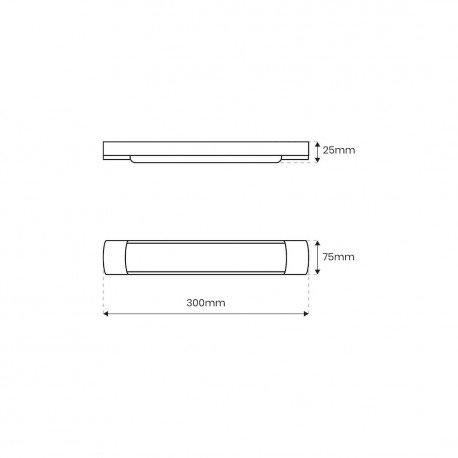 Eko-Light Listwa LED Batten 9W 30cm 4000K EK9837