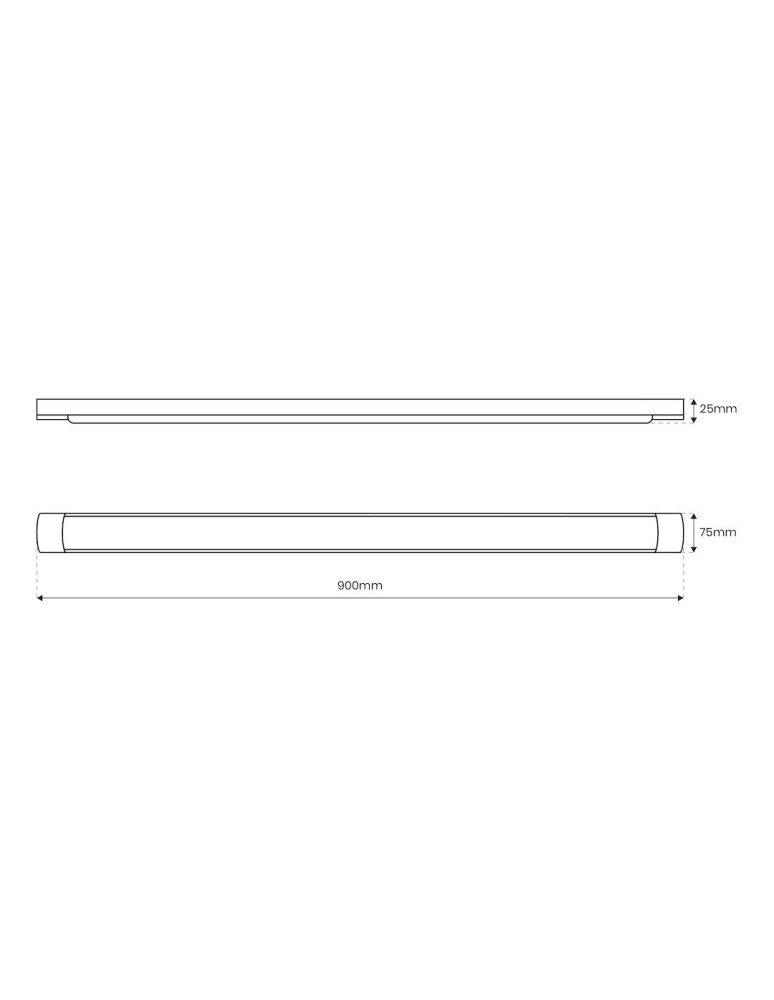 Lighting beams - Eco-Light LED Batten strip 27W 90cm 4000K EK9839 - product kolory-swiatla.pl 8