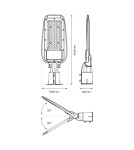 Outdoor lanterns - Eco-Light Alley Street Lamp 100W 4000K 230V EKO9910. - product 8