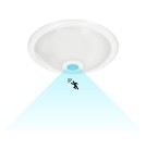 Plafonds with motion sensor - Eko-Light Plafond Mario 2xE27 PIR IK08 EKP9911 - product 2