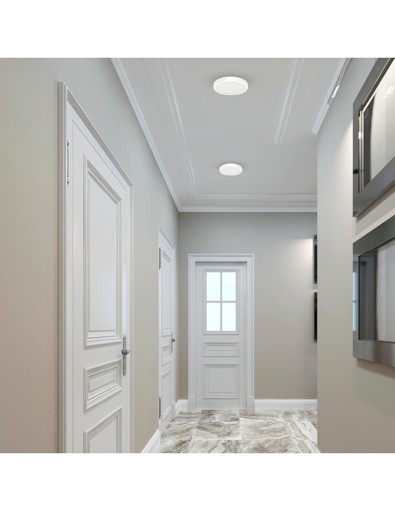Hermetic plafonds - Eco-Light Plafond Vera 12W 4000K White IP65 EKP0468 - product kolory-swiatla.pl 2